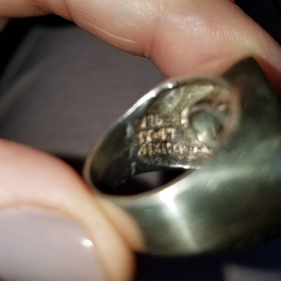 Mexico Lapis 925 Silver Ring - Picture 6 of 10